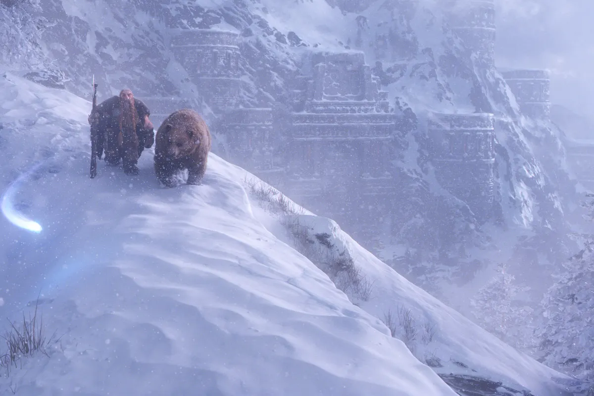 Snowbound peaks