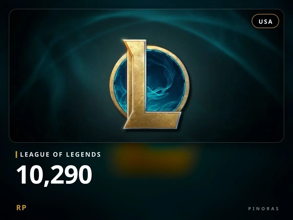 League of Legends 80 USD - 10290 RP - Pinoras
