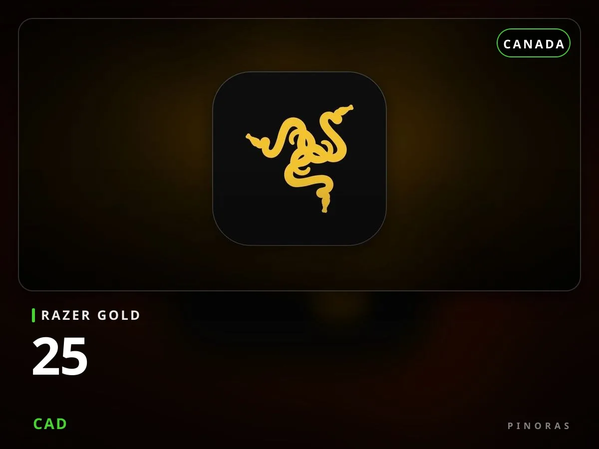 Razer Gold Canada - 25 CAD — Pinoras
