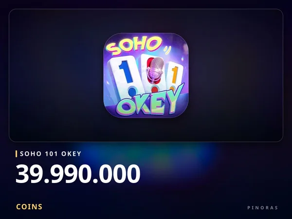 SOHO 101 Okey 39.990.000 Coins