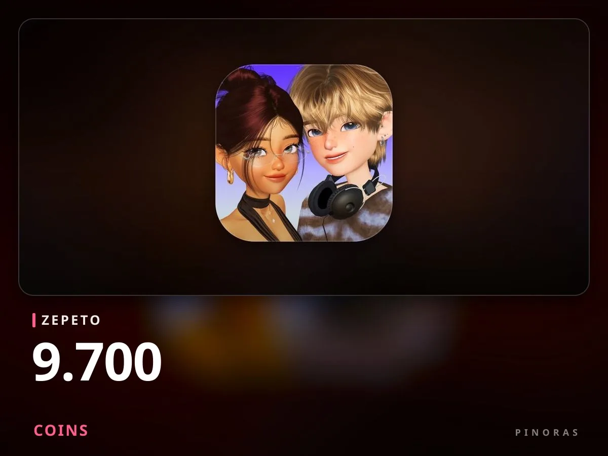 ZEPETO 9.700 Coins - Pinoras