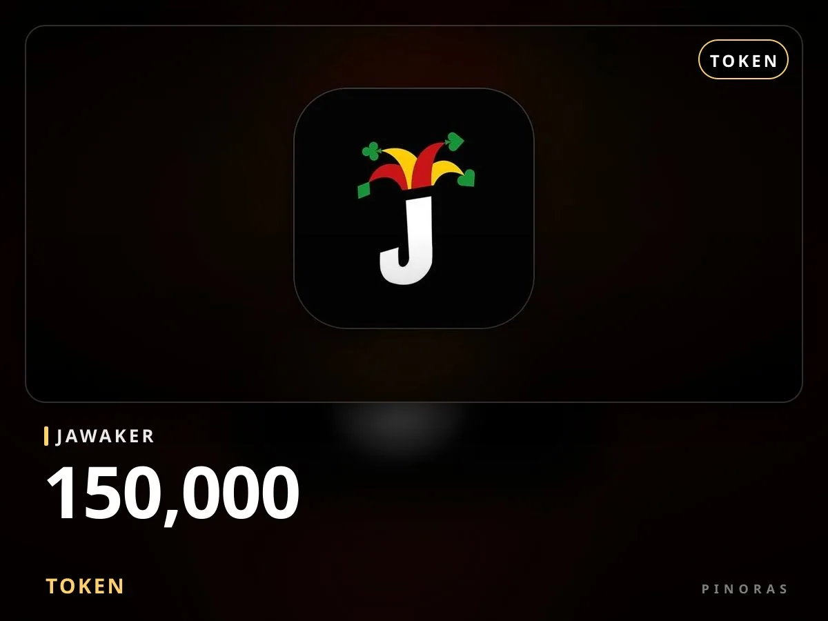 Jawaker 150000 Token - Pinoras