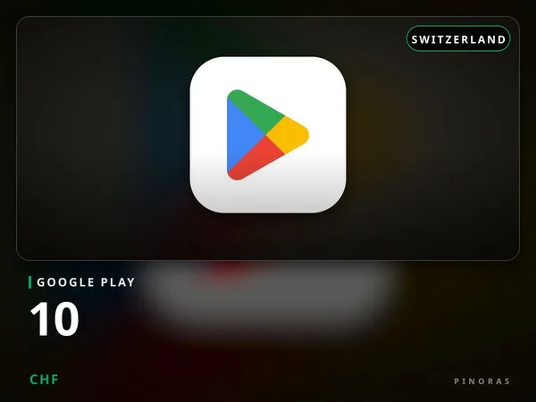 Google Play Switzerland - 10 CHF