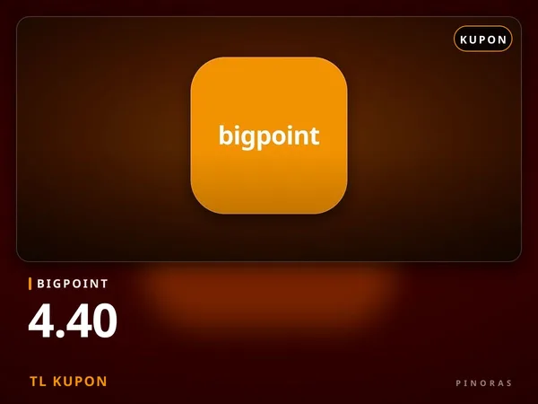 Bigpoint 4.40 TL Kupon
