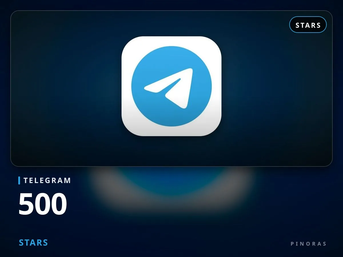 Telegram 500 Stars - Pinoras