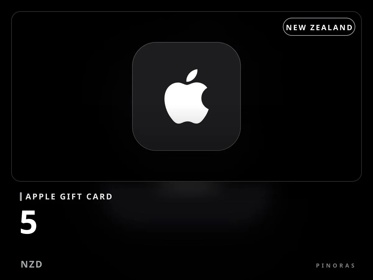 Apple Gift Card - 5 NZD - Pinoras