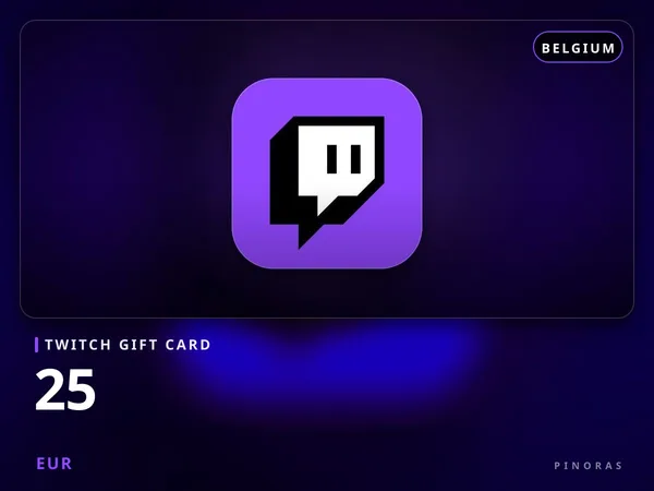 Twitch Gift Card Belgium - 25 EUR