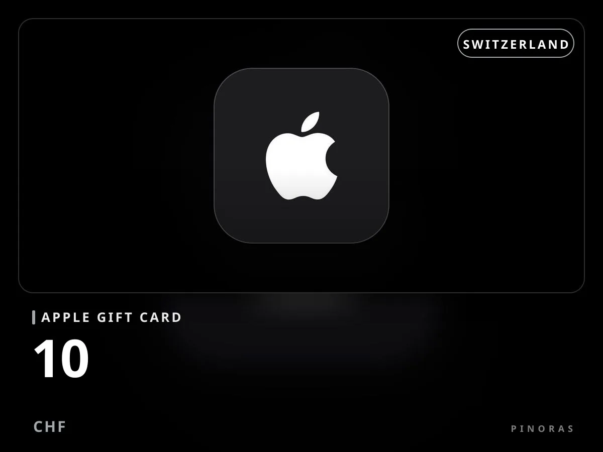 Apple Gift Card Switzerland - 10 CHF - Pinoras