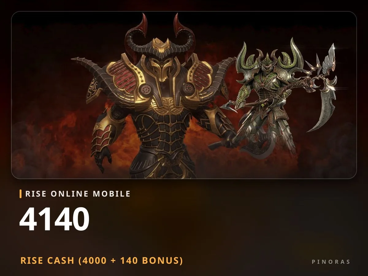 Rise Online Mobile 4140 Rise Cash (4000 + 140 Bonus) - Pinoras