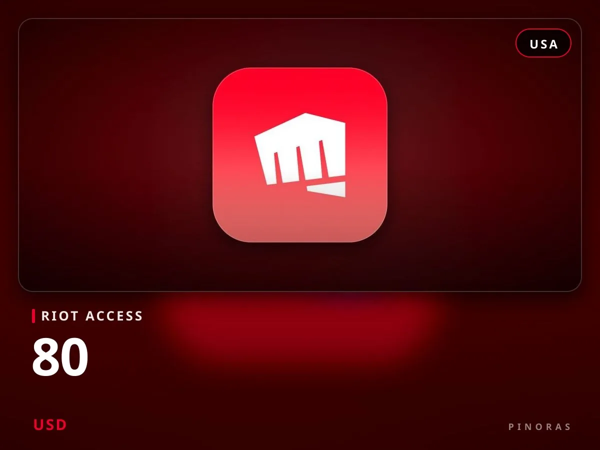 Riot Access USA - 80 USD - Pinoras