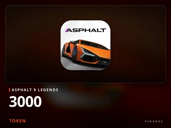 Asphalt 9 Legends 3000 Token