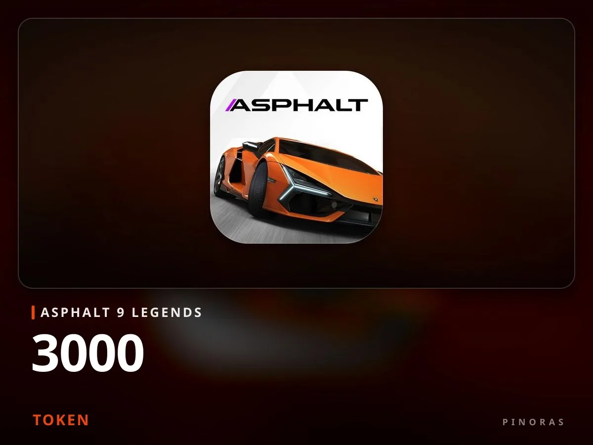 Asphalt 9 Legends 3000 Token - Pinoras