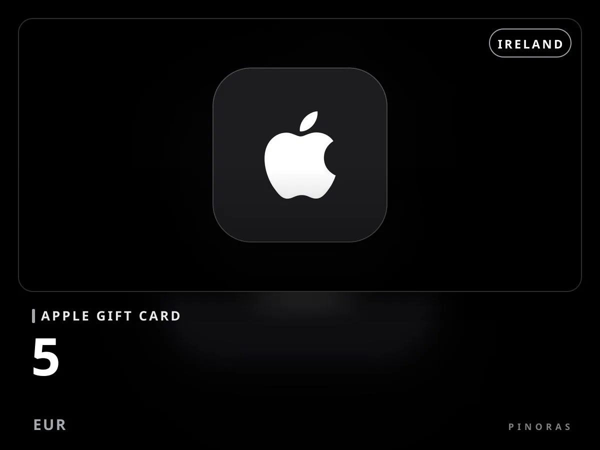 Apple Gift Card Ireland - 5 EUR - Pinoras