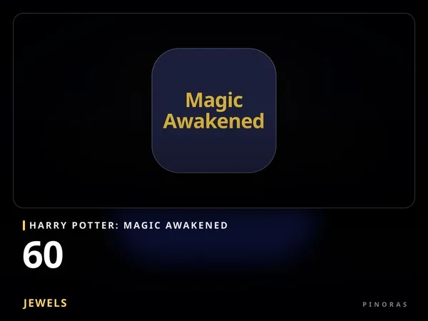 Harry Potter Magic Awakened - 60 Jewels