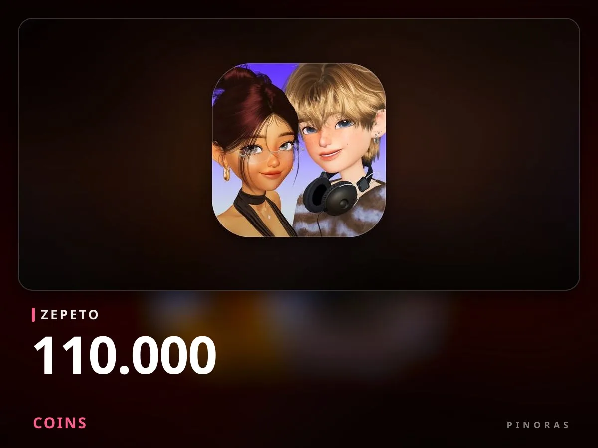 ZEPETO 110.000 Coins - Pinoras