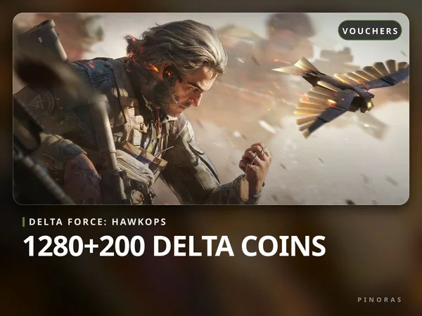 Delta Force: HawkOps Voucher - 1280+200 Delta Coins