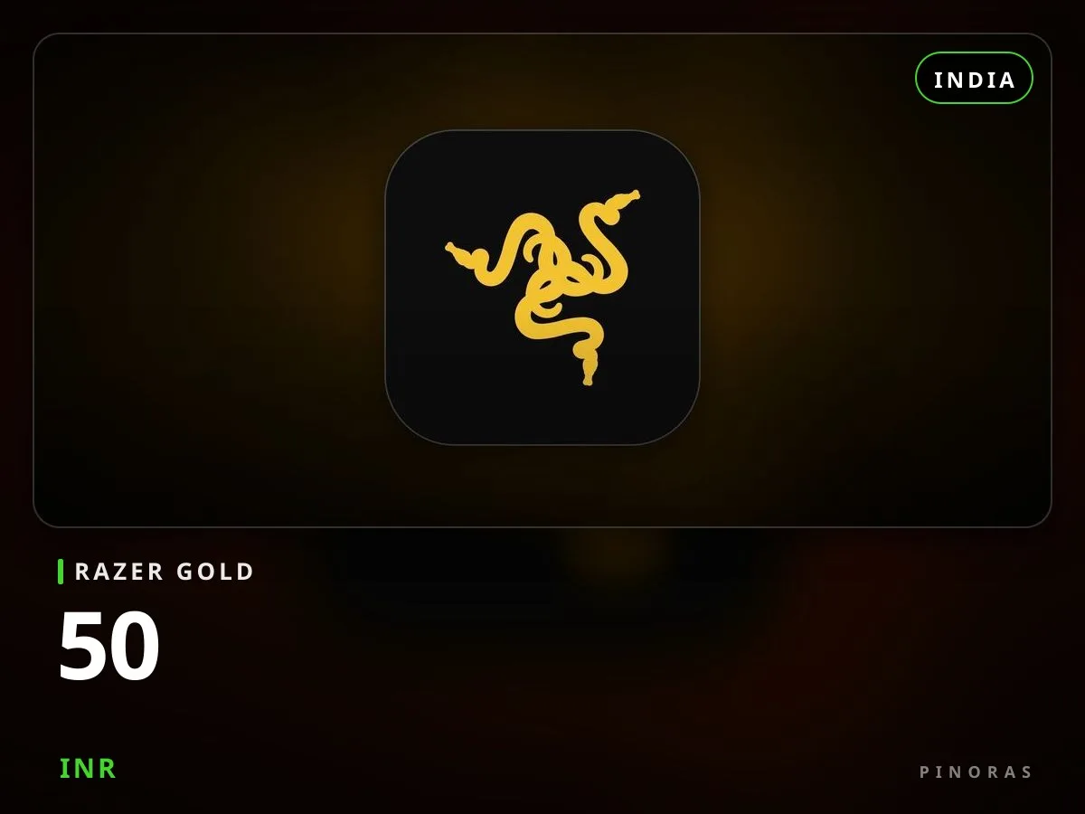 Razer Gold India - 50 INR — Pinoras