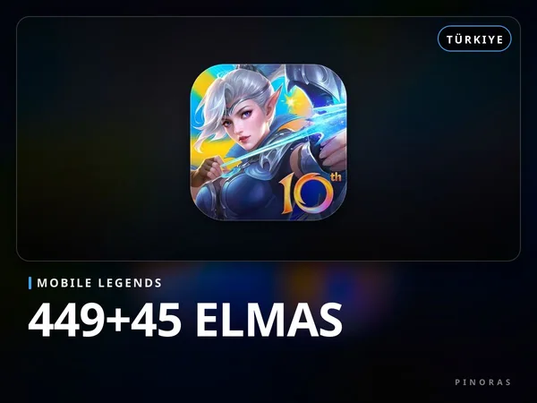 Mobile Legends Turkey - 449+45 Diamonds