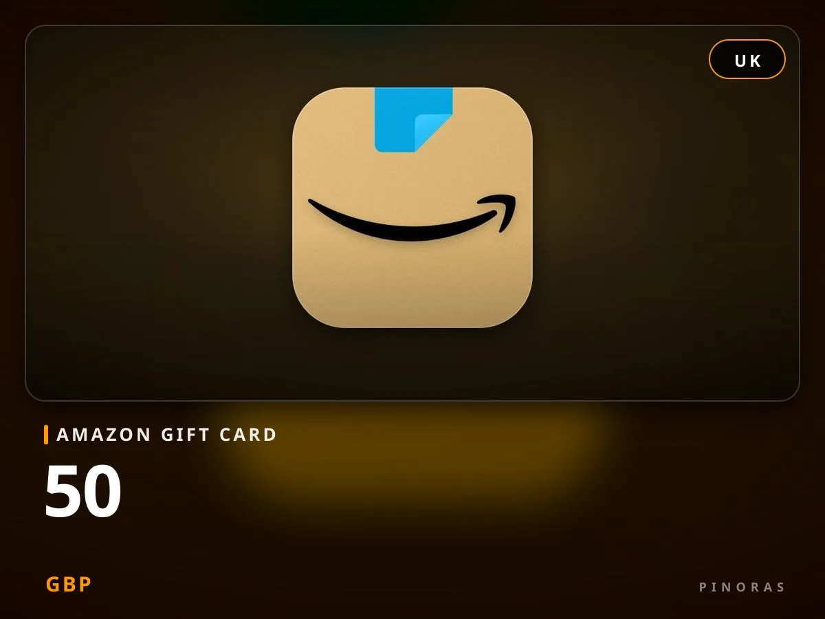 Amazon Gift Card UK - 50 GBP - Pinoras
