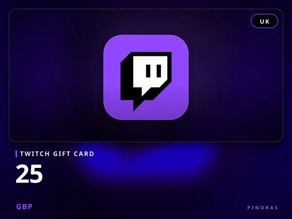 Twitch Gift Card UK - 25 GBP