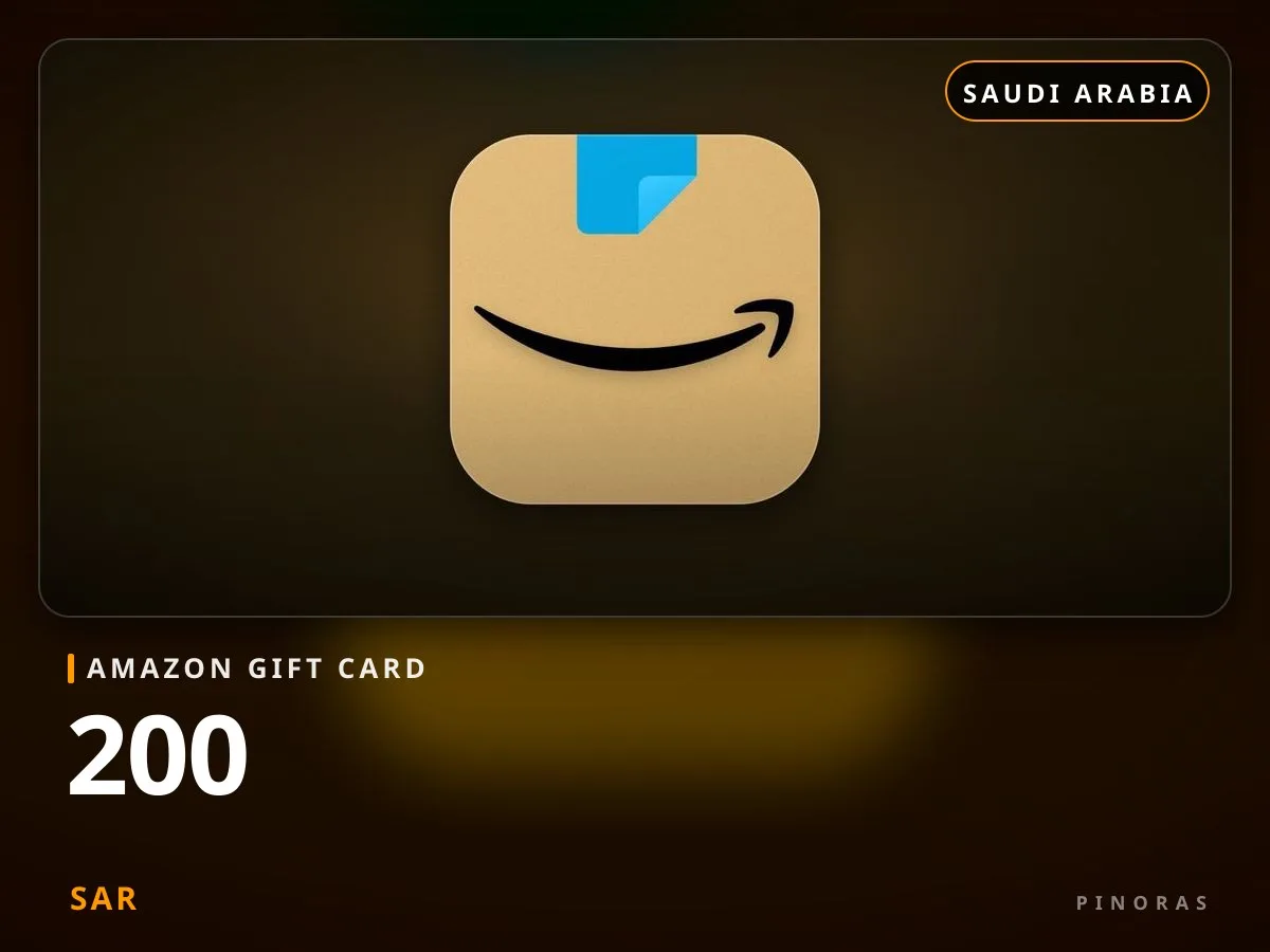 Amazon Gift Card SA - 200 SAR - Pinoras