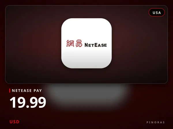 NetEase Pay USA - 19.99 USD