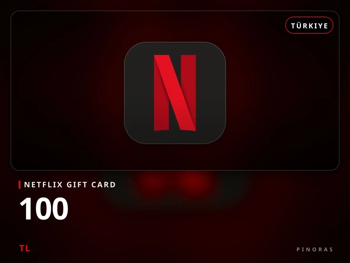 Netflix Gift Card 100 TL - Pinoras