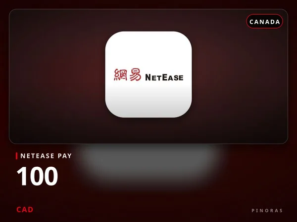 NetEase Pay Canada - 100 CAD
