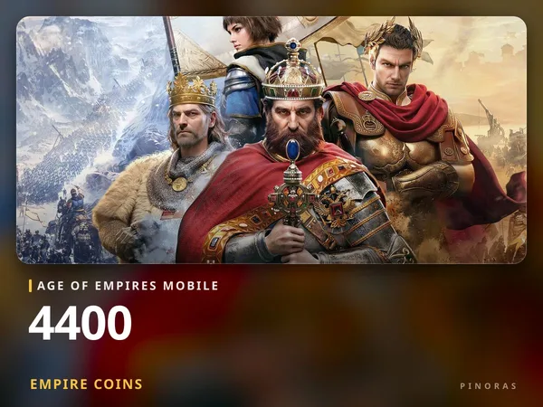 Age of Empires Mobile 4400 Empire Coins
