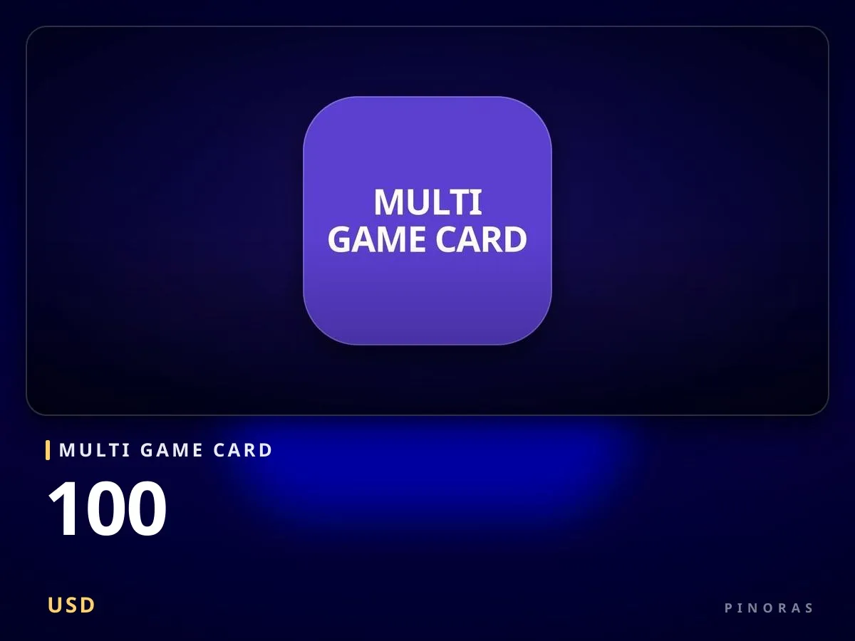Multi Game Card 100 USD - Pinoras
