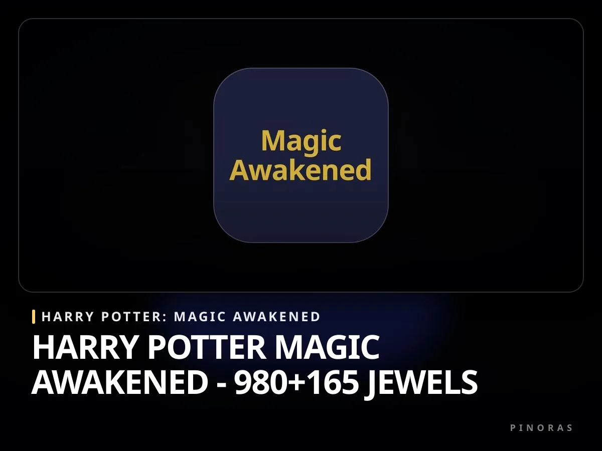 Harry Potter Magic Awakened - 980+165 Jewels - Pinoras