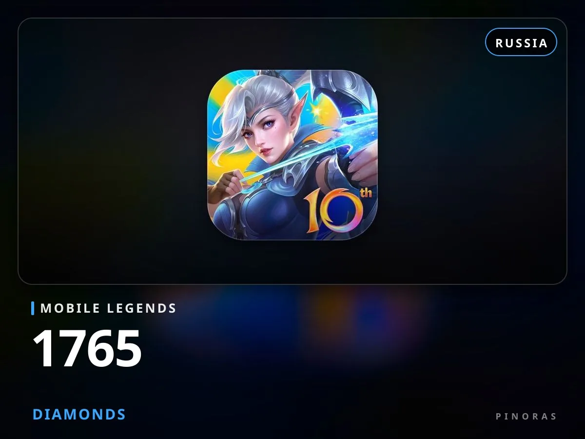 Mobile Legends Russia - 1765 Diamonds - Pinoras