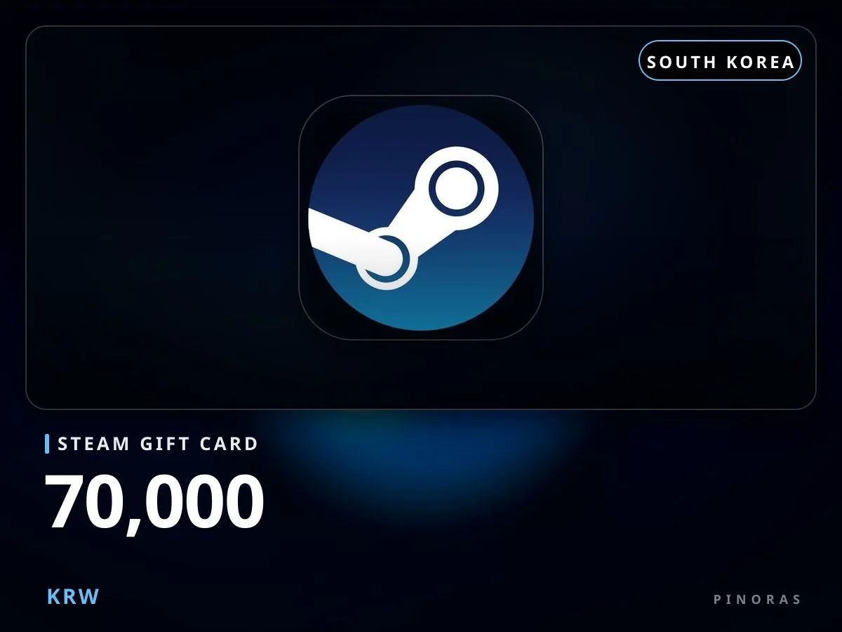 Steam Gift Card 70000 KRW - Pinoras