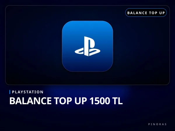 PlayStation Balance Top Up 1500 TL