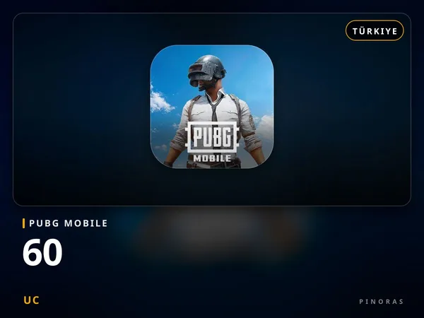 PUBG Mobile Turkey - 60 UC