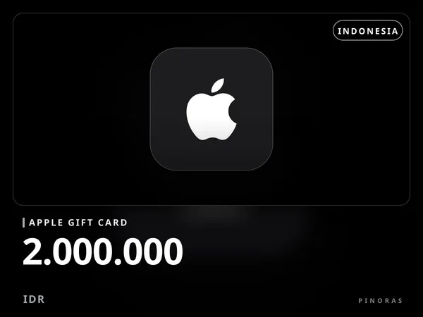 Apple Gift Card Indonesia - 2.000.000 IDR