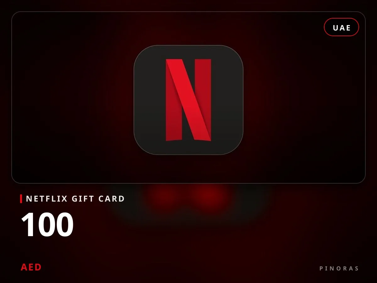 Netflix Gift Card UAE - 100 AED - Pinoras