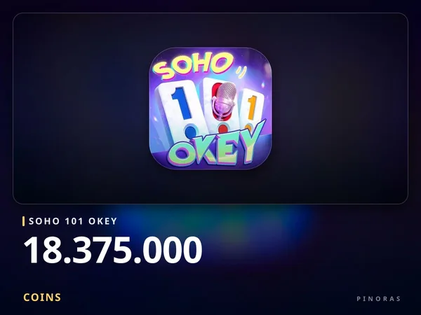 SOHO 101 Okey 18.375.000 Coins