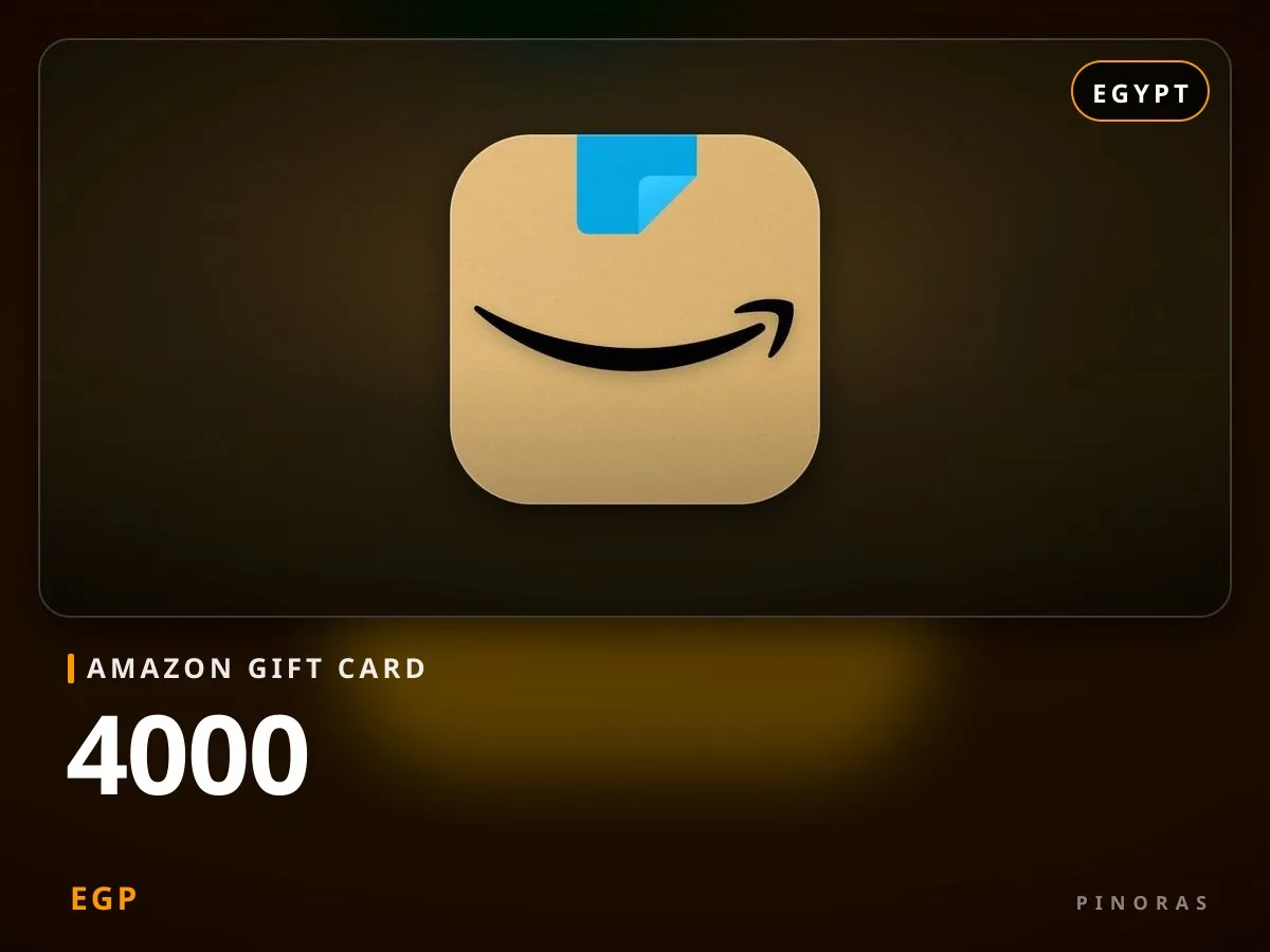 Amazon Gift Card Egypt - 4000 EGP - Pinoras