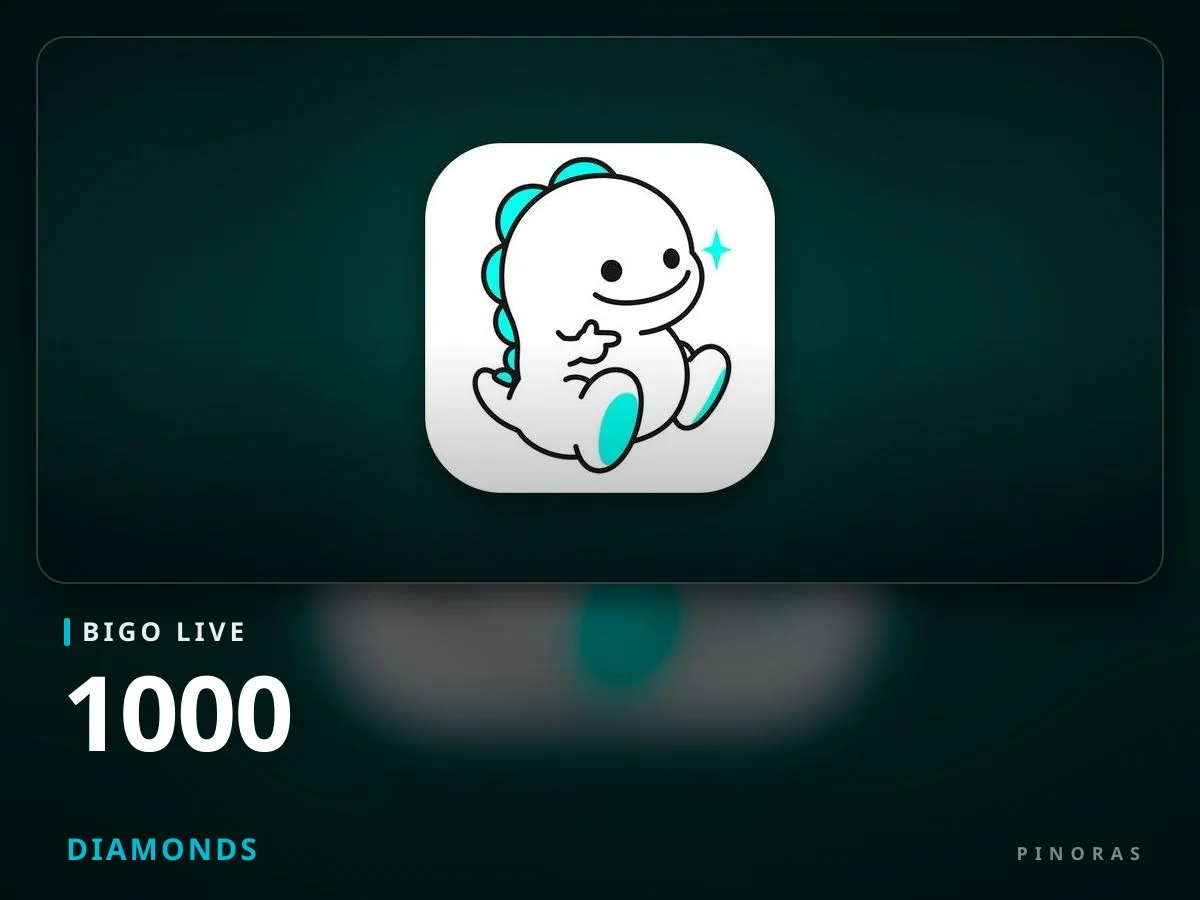 Bigo Live - 1000 Diamonds - Pinoras