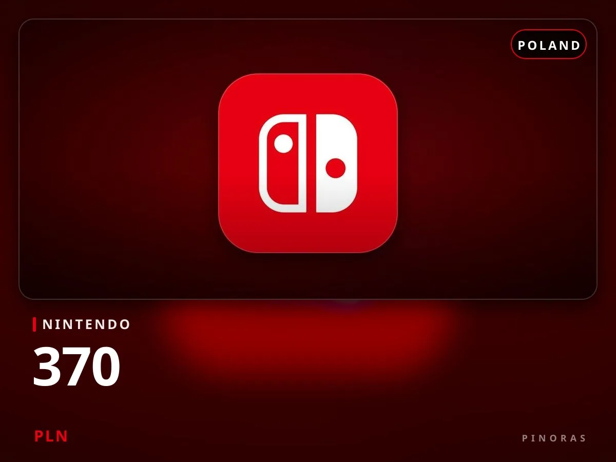 Nintendo Gift Card Poland - 370 PLN - Pinoras