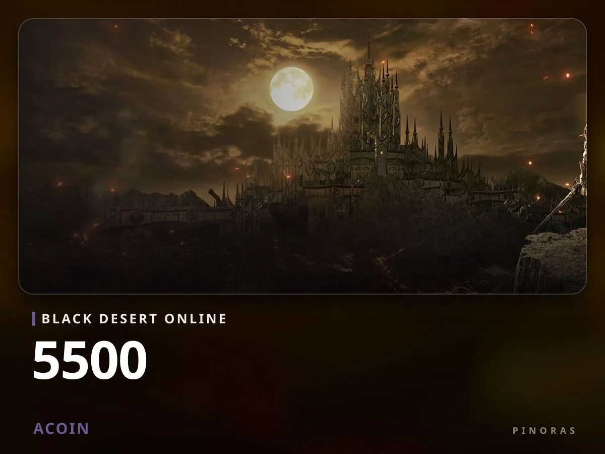 Black Desert Online 5500 Acoin - Pinoras