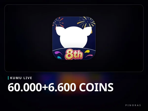 KUMU Live - 60.000+6.600 Coins