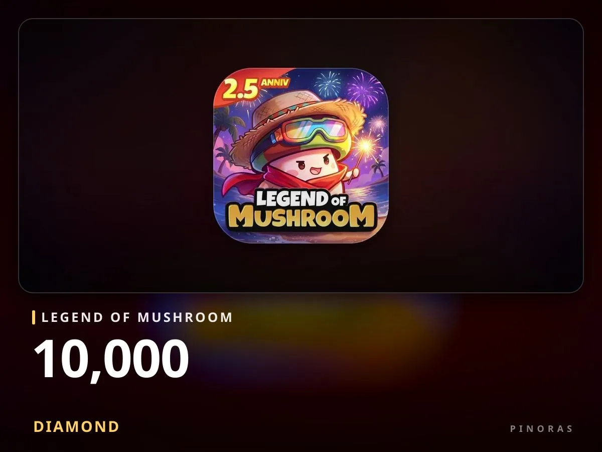Legend of Mushroom 10000 Diamond - Pinoras