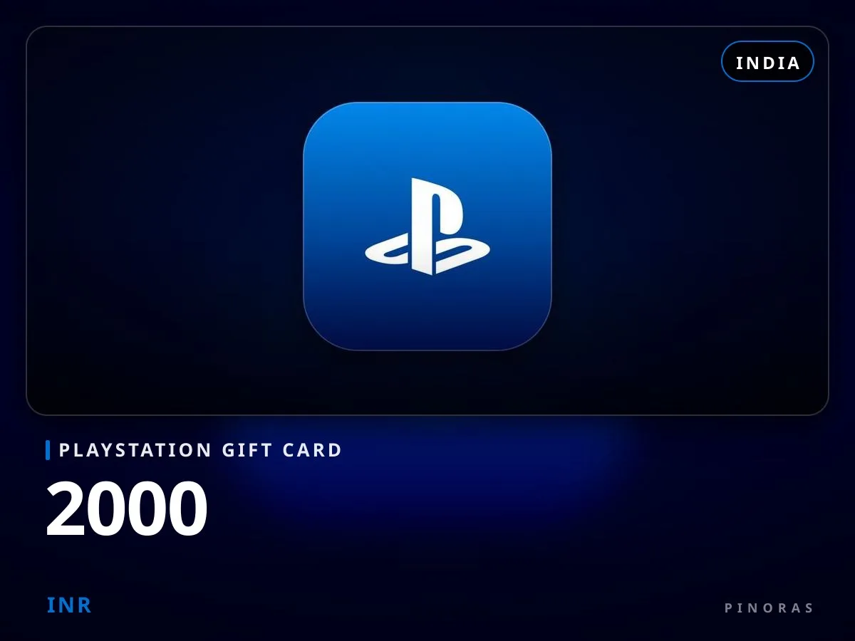 Playstation Gift Card India - 2000 INR - Pinoras