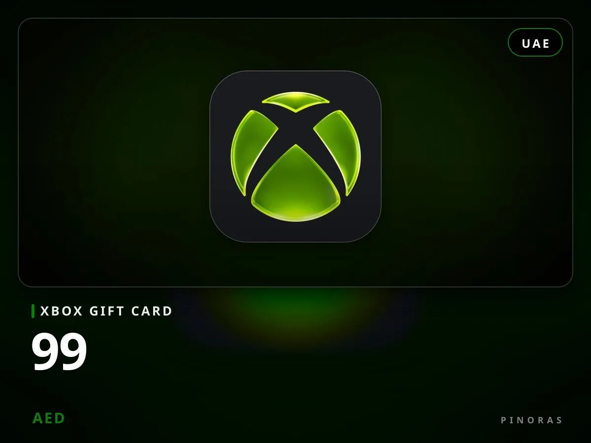 Xbox Gift Card UAE - 99 AED - Pinoras