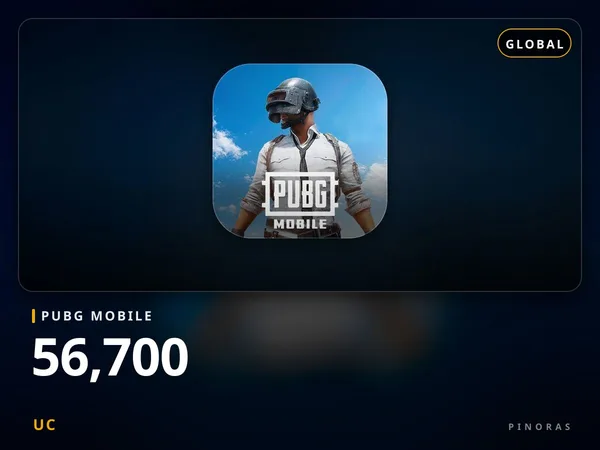 PUBG Mobile Global - 56700 UC