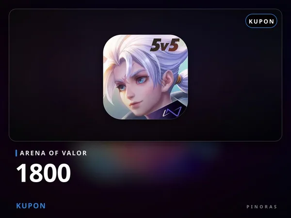 Arena of Valor 1800 Kupon