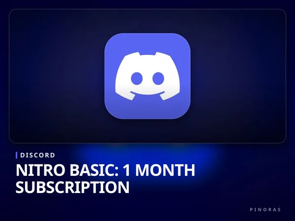 Discord Nitro Basic: 1 Month Subscription