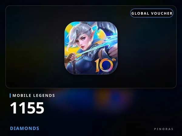Mobile Legends Voucher - 1155 Diamonds